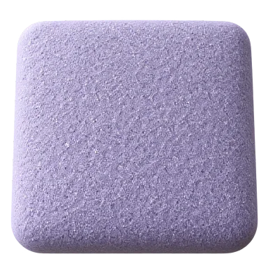 Fine grit: a fine, even grain, pictured in violet as a visual reference for the material preset